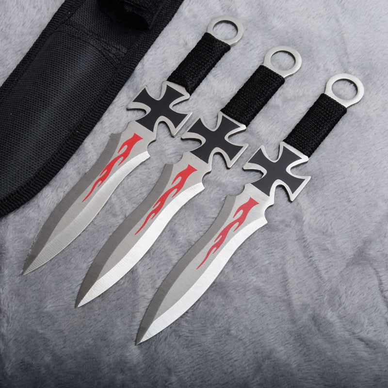 2025 Pop Dart Set Kunai Knives Hunting Knife Ninja Throwing Knife Set Tactical Knife Sword Umbrella | POPOTR™