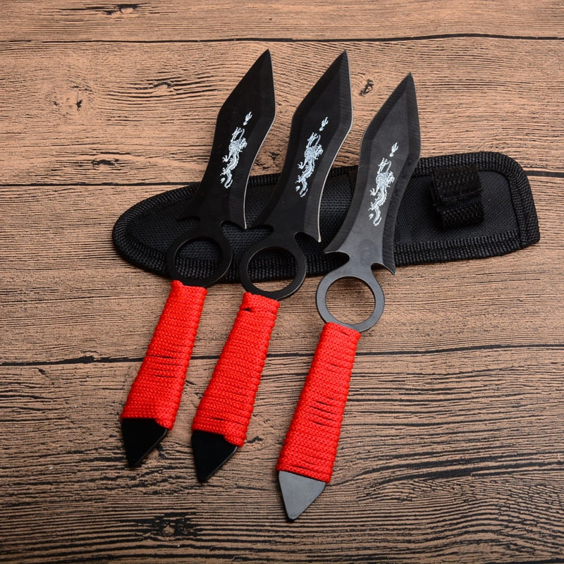 2025 Pop Dart Set Kunai Knives Hunting Knife Ninja Throwing Knife Set Dragon Knife Darts | POPOTR™