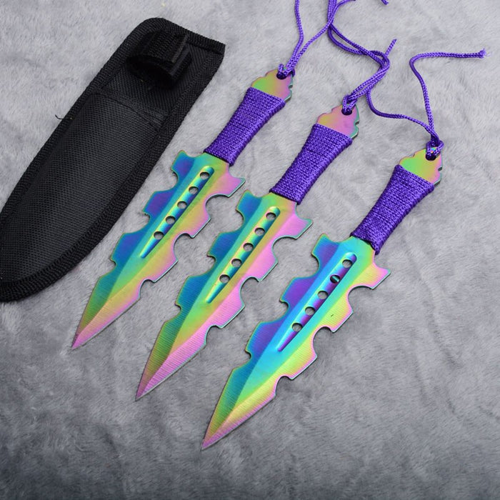 2022 Pop Dart Set Kunai Knives  Ninja Throwing Knife Set Tactical Knife Titanium Knife Hunting Knife Titanium Knife  | POPOTR™