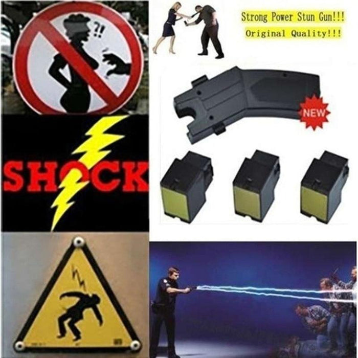 2022 Best Stun Gun VS Taser Tactical Flashlight Stun Gun for sale Portable Gun Safe  Survival Camp | POPOTR™