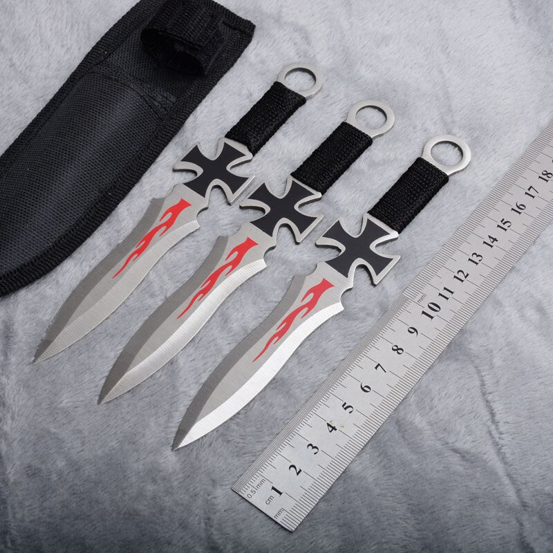 2025 Pop Dart Set Kunai Knives Hunting Knife Ninja Throwing Knife Set Tactical Knife Sword Umbrella | POPOTR™