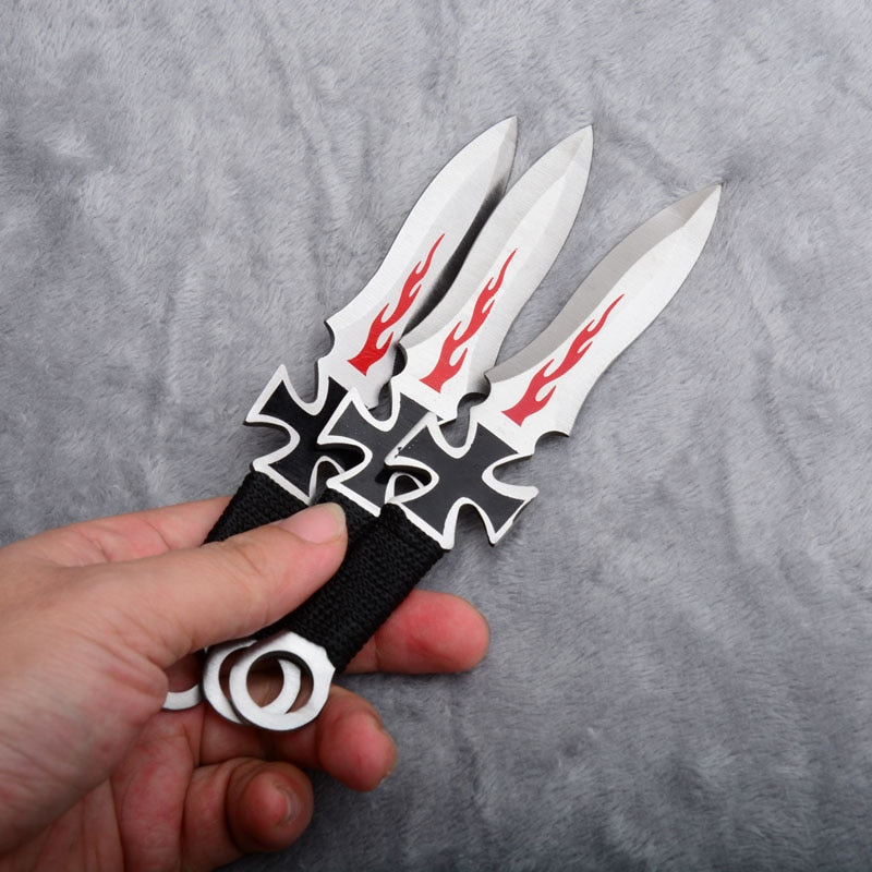 2025 Pop Dart Set Kunai Knives Hunting Knife Ninja Throwing Knife Set Tactical Knife Sword Umbrella | POPOTR™