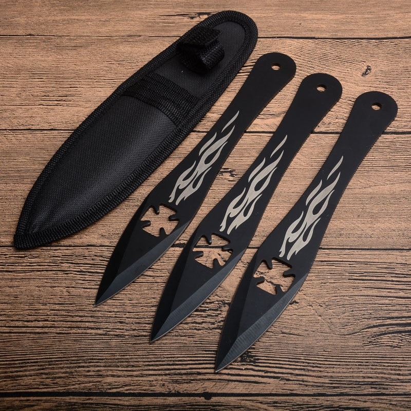 2025 Pop Dart Set Ninja Throwing Knife Set Tactical Knife Kunai Knives Flame Knife  | POPOTR™