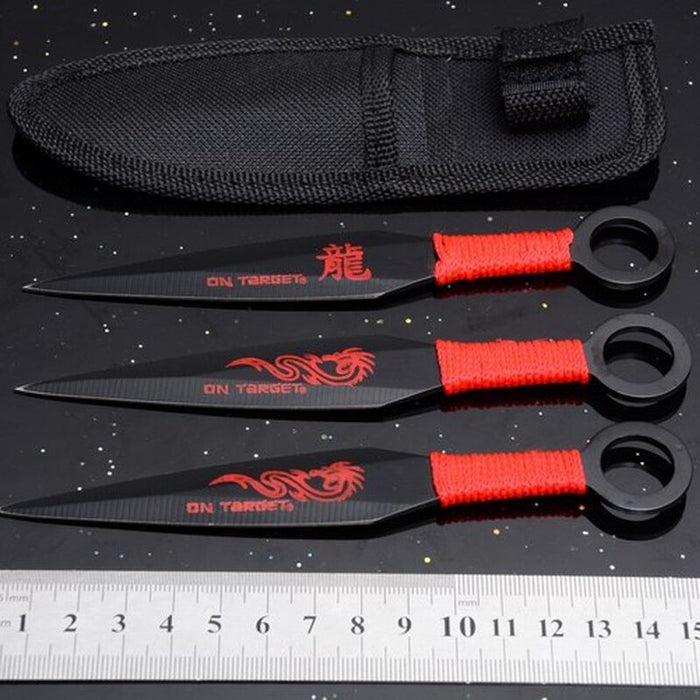 2022 Pop Dart Set Knife Blade Ninja Throwing Knife Set Kunai Knives Tactical Knife Dragon Knife Darts | POPOTR™