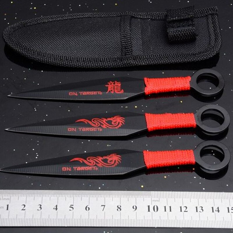 2025 Pop Dart Set Knife Blade Ninja Throwing Knife Set Kunai Knives Tactical Knife Dragon Knife Darts | POPOTR™