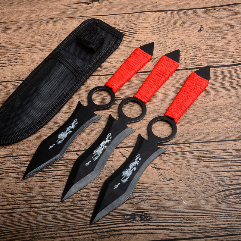 2025 Pop Dart Set Kunai Knives Hunting Knife Ninja Throwing Knife Set Dragon Knife Darts | POPOTR™