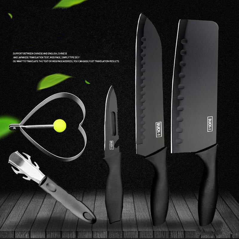 2022 5-Piece set Best Kitchen Knife Set Chefs Knife Fish Knife Forge Multi-function Knife For Sale| POPOTR™