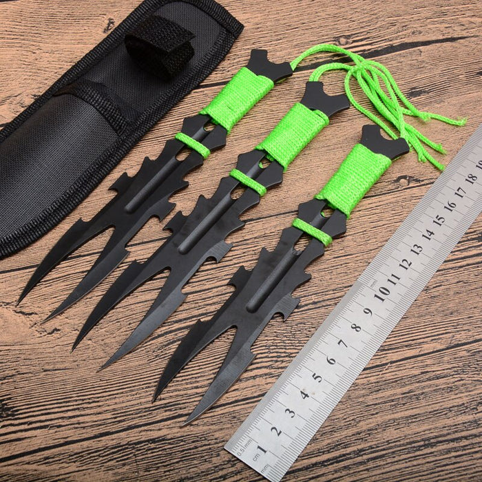 2022 Pop Dart Set Kunai Knives  Ninja Throwing Knife Set Tactical Knife Hunting Knife | POPOTR™