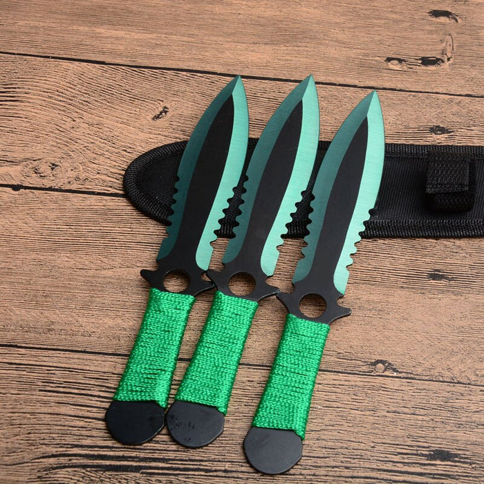 2022 Pop Dart Set Kunai Knives Hunting Knife Ninja Throwing Knife Set Tactical Knife Mouth Knife  | POPOTR™