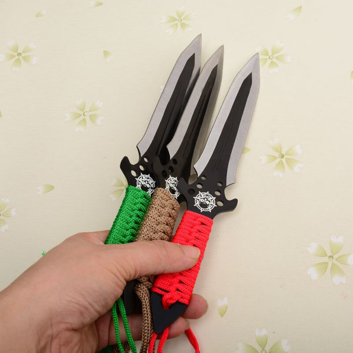 2022 Pop Dart Set Ninja Throwing Knife Set Tactical Knife Kunai Knives Tricolor | POPOTR™