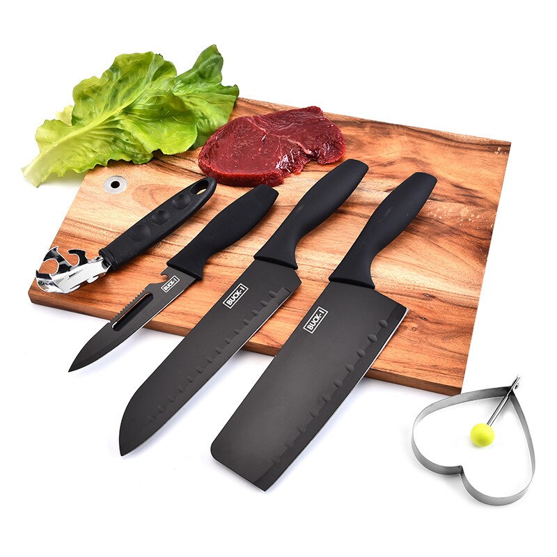 2022 5-Piece set Best Kitchen Knife Set Chefs Knife Fish Knife Forge Multi-function Knife For Sale| POPOTR™