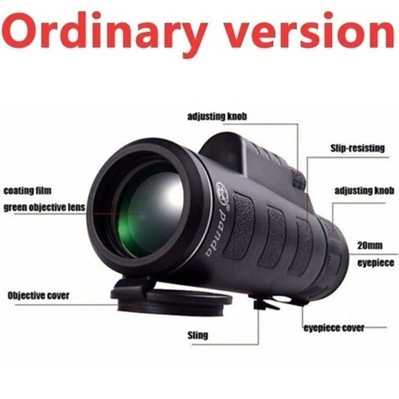 Extra Long 9800M/300000M Compass Flashlight+infrared Distance Night Vision High- Angle Monocular Telescope Laser Outdoor Hiking