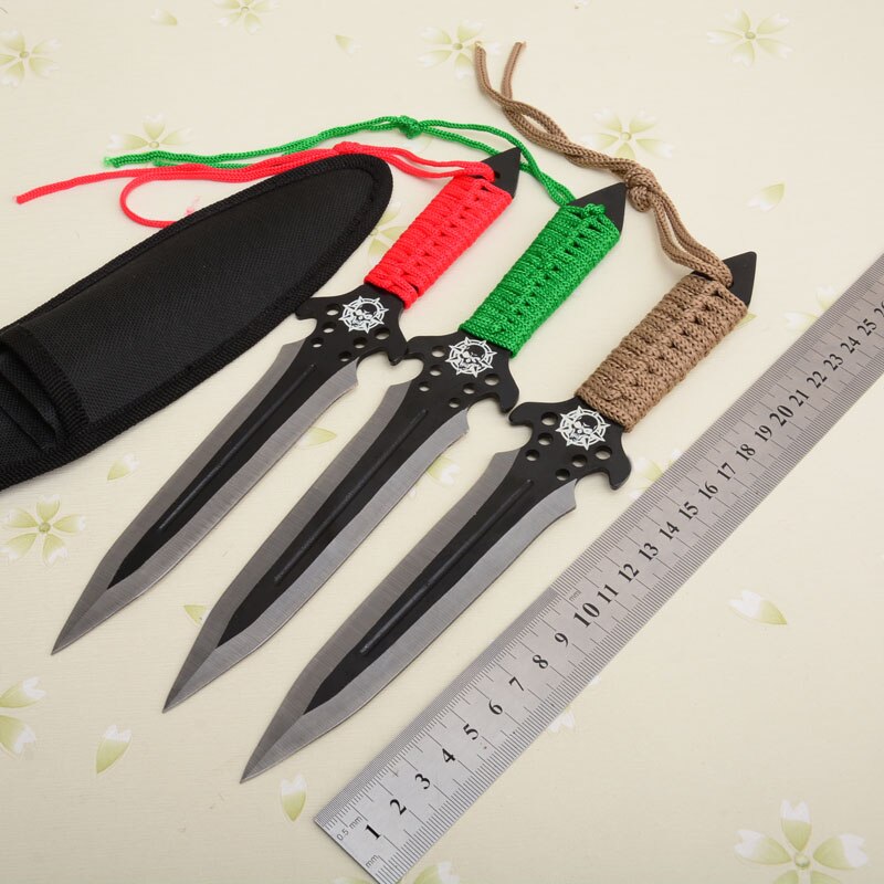 2025 Pop Dart Set Ninja Throwing Knife Set Tactical Knife Kunai Knives Tricolor | POPOTR™