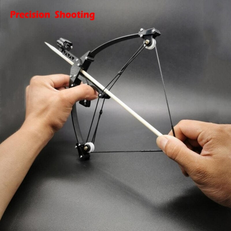 Outdoor Mini Compound Bow With Pulley Portable Detachable Powerful Aiming Shooting Target Archery Sports Toys Bow And Arrow Set