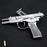 2022 Mini Pistols BB Gun Pistol Keychain Toy Guns Pistols Metal Miniatures | POPOTR™