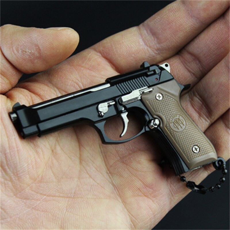 2025 Mini Pistols BB Gun Pistol Keychain Metal Miniatures	 Toy Guns Pistols Crafts| POPOTR™