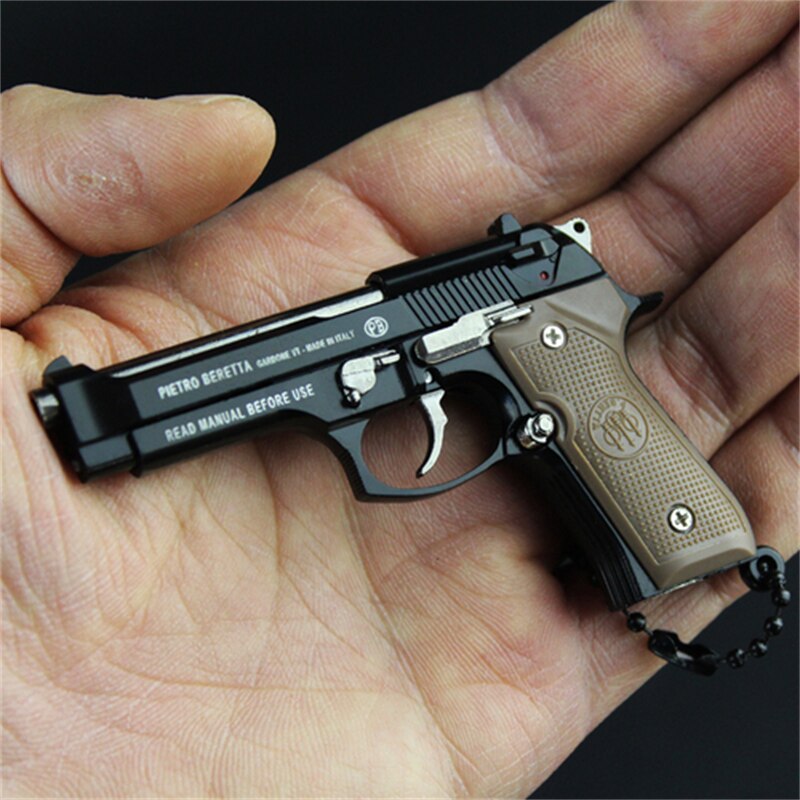 2025 Mini Pistols BB Gun Pistol Keychain Metal Miniatures	 Toy Guns Pistols Crafts| POPOTR™