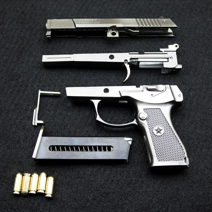 2022 Mini Pistols BB Gun Pistol Keychain Toy Guns Pistols Metal Miniatures | POPOTR™