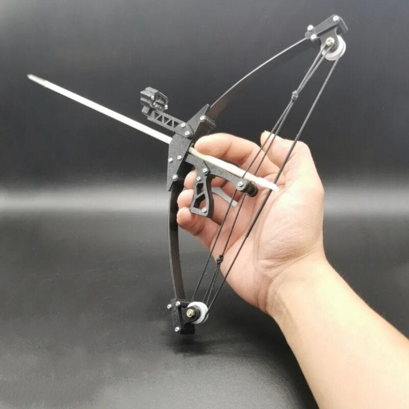 Outdoor Mini Compound Bow With Pulley Portable Detachable Powerful Aiming Shooting Target Archery Sports Toys Bow And Arrow Set