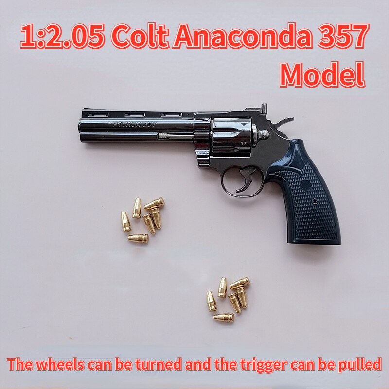 2025 Colt Pistol 357 Revolver Gun Mini Pistols BB Gun Pistol Metal Miniatures	 Toy Guns Pistols| POPOTR™