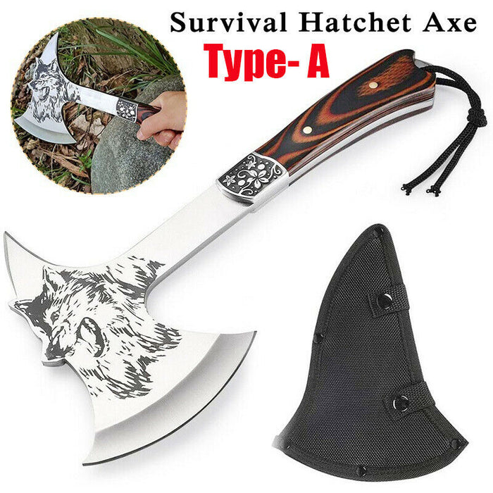 Survival Camping Foldable Tactical Multi Tool Kit Emergency Gear Outdoor Tourist Portable Tomahawk Wild Hatchet AX
